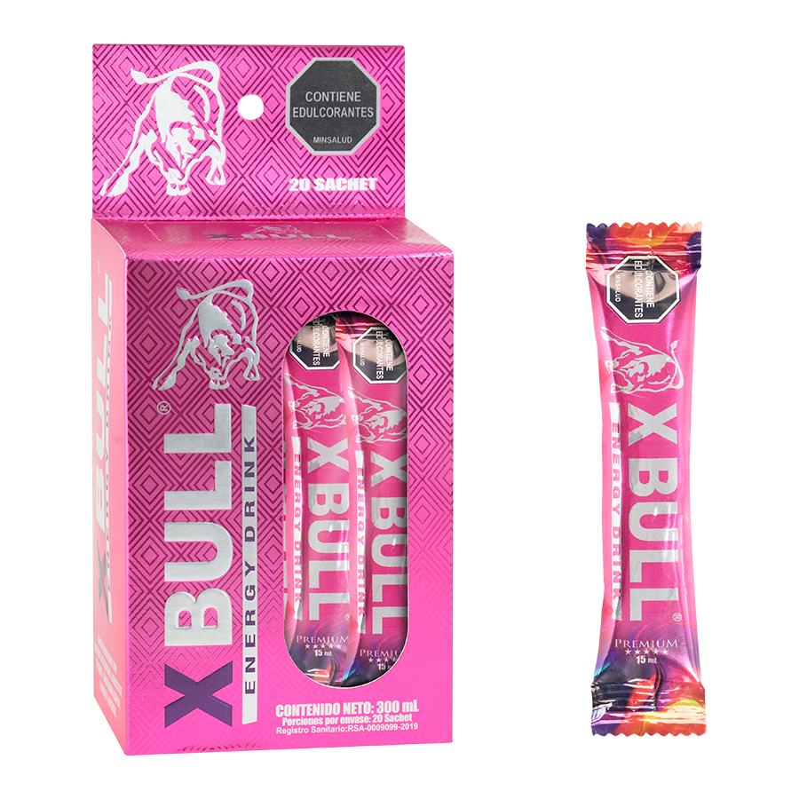 Energizante X-Bull Black y Pink Caja X20