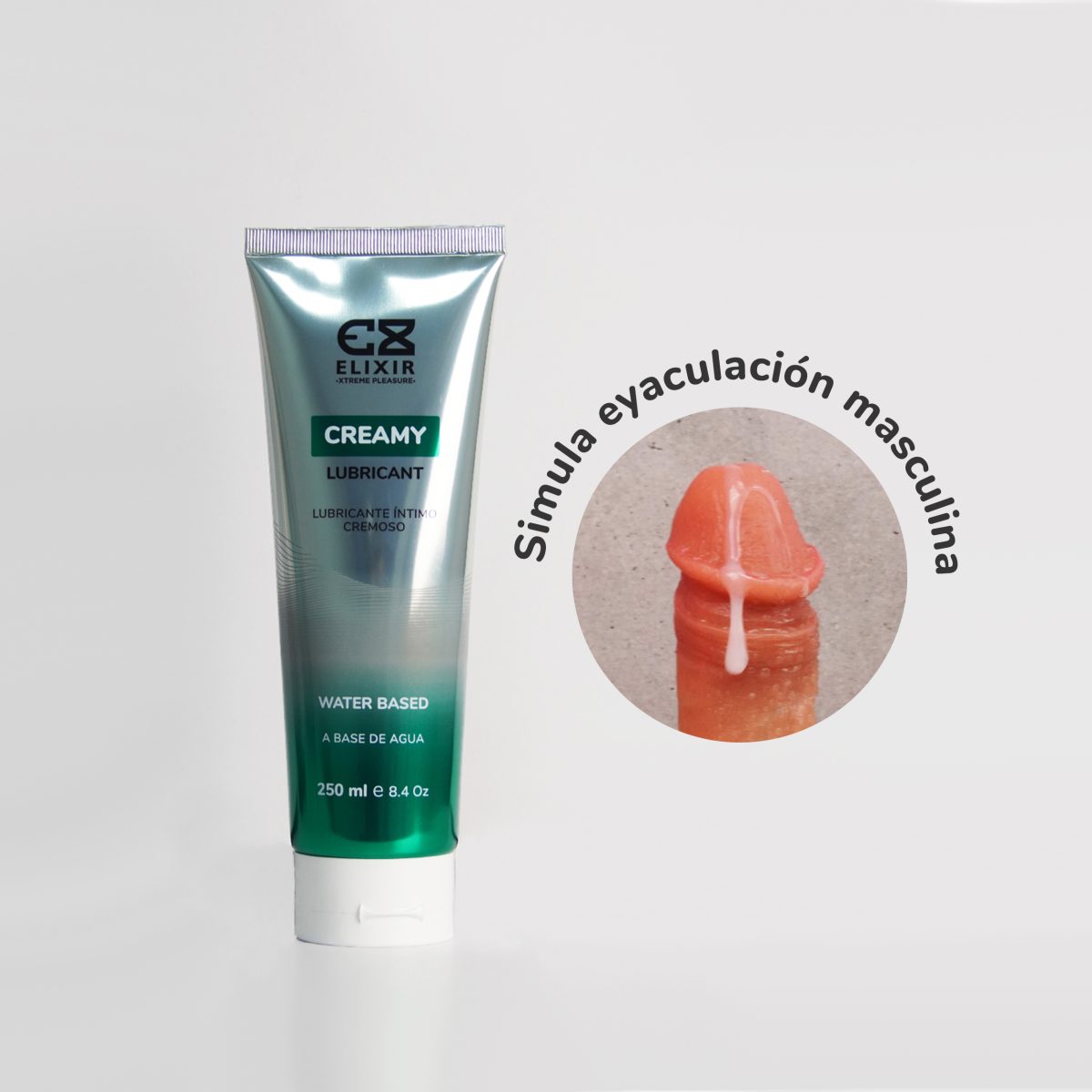 Lubricante Blanco Cremoso Eyaculación Masculina