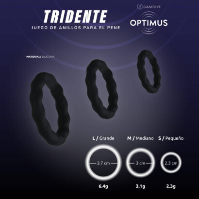 Anillos Para el Pene Tridente Optimus