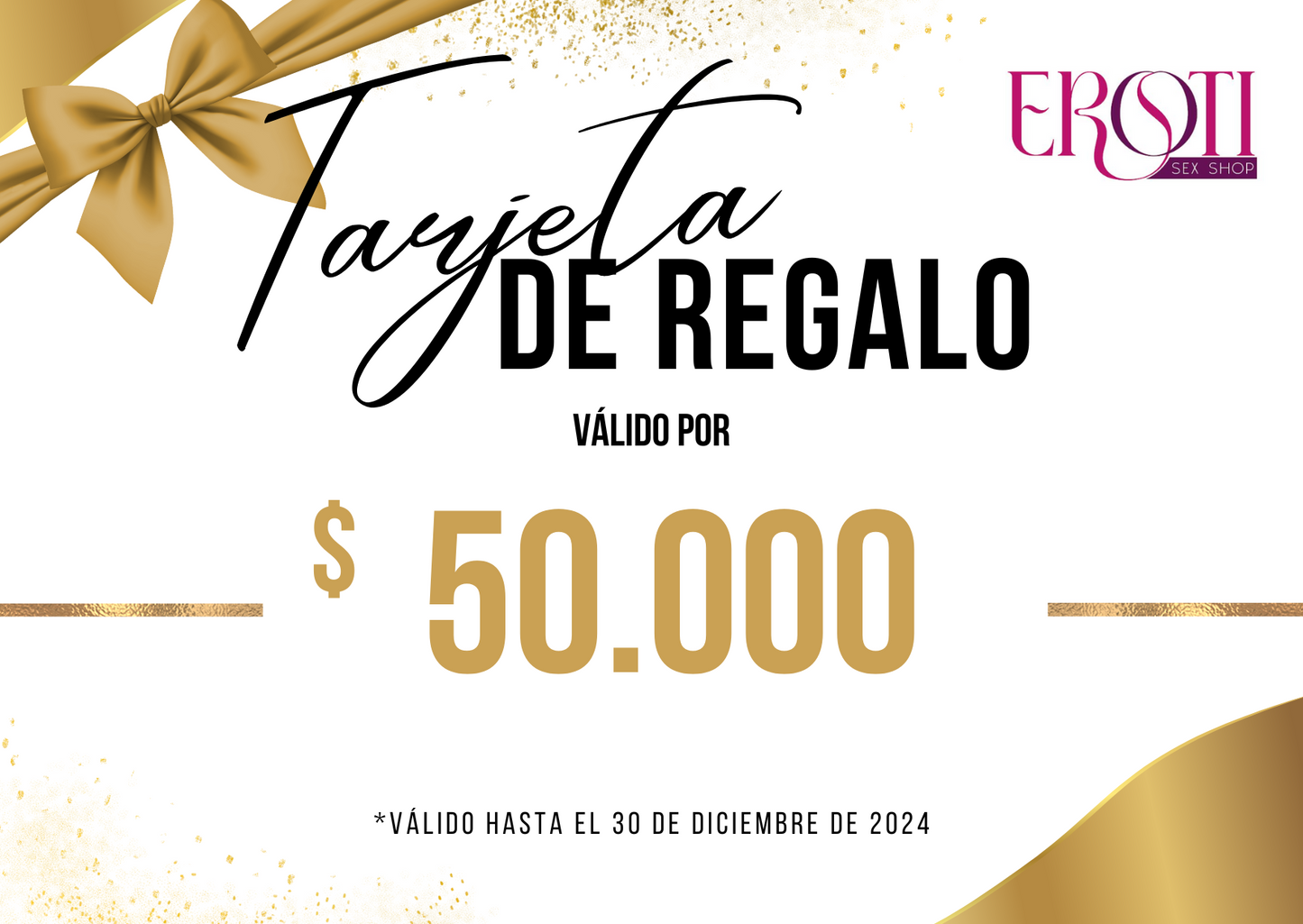 Tarjeta de Regalo Eroti Shop