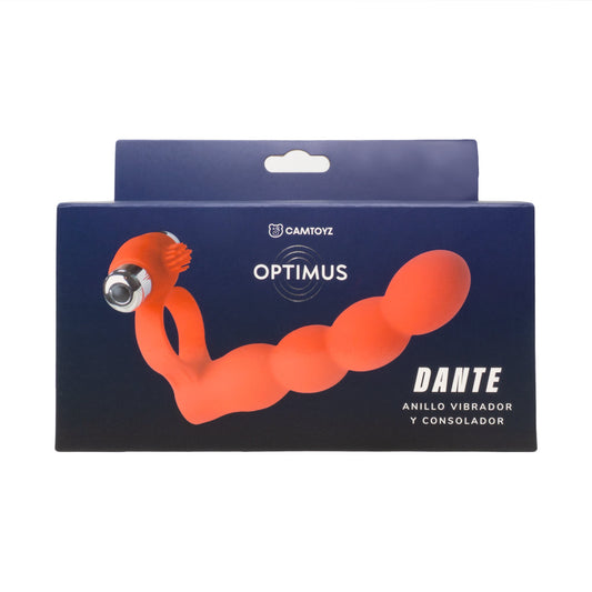 Optimus Anillo Vibrador y Consolador Dante