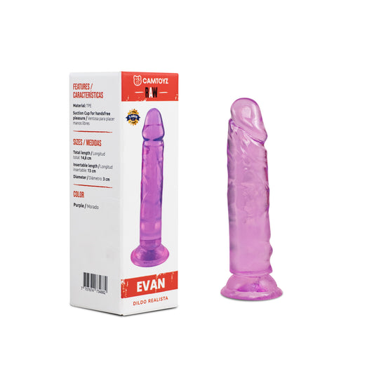 Raw Dildo Realista Evan Morado