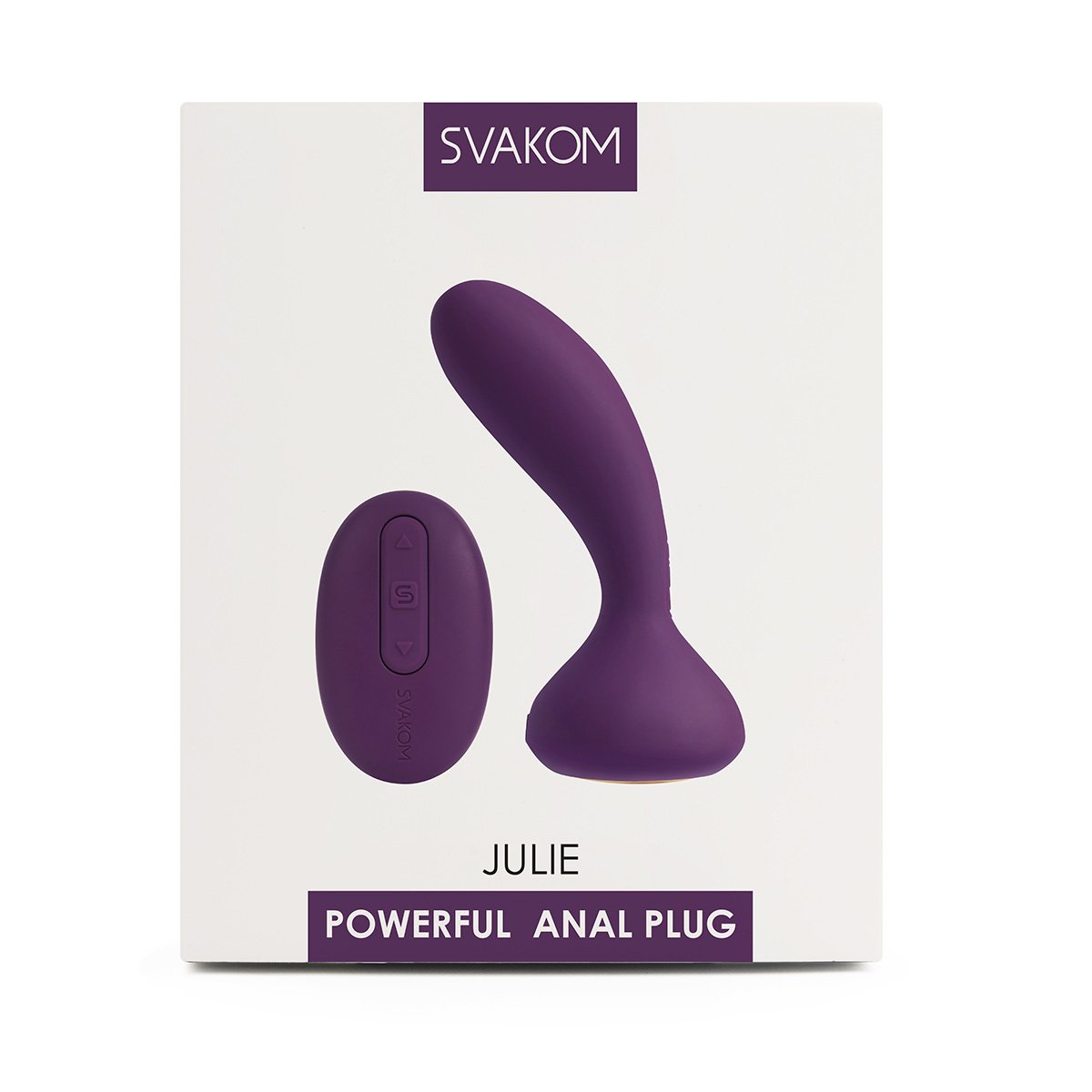 Plug Anal Vibrador Julie Svakom