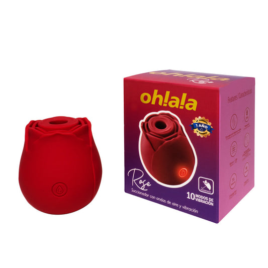 Vibrador y Succionador Ohlala Rose